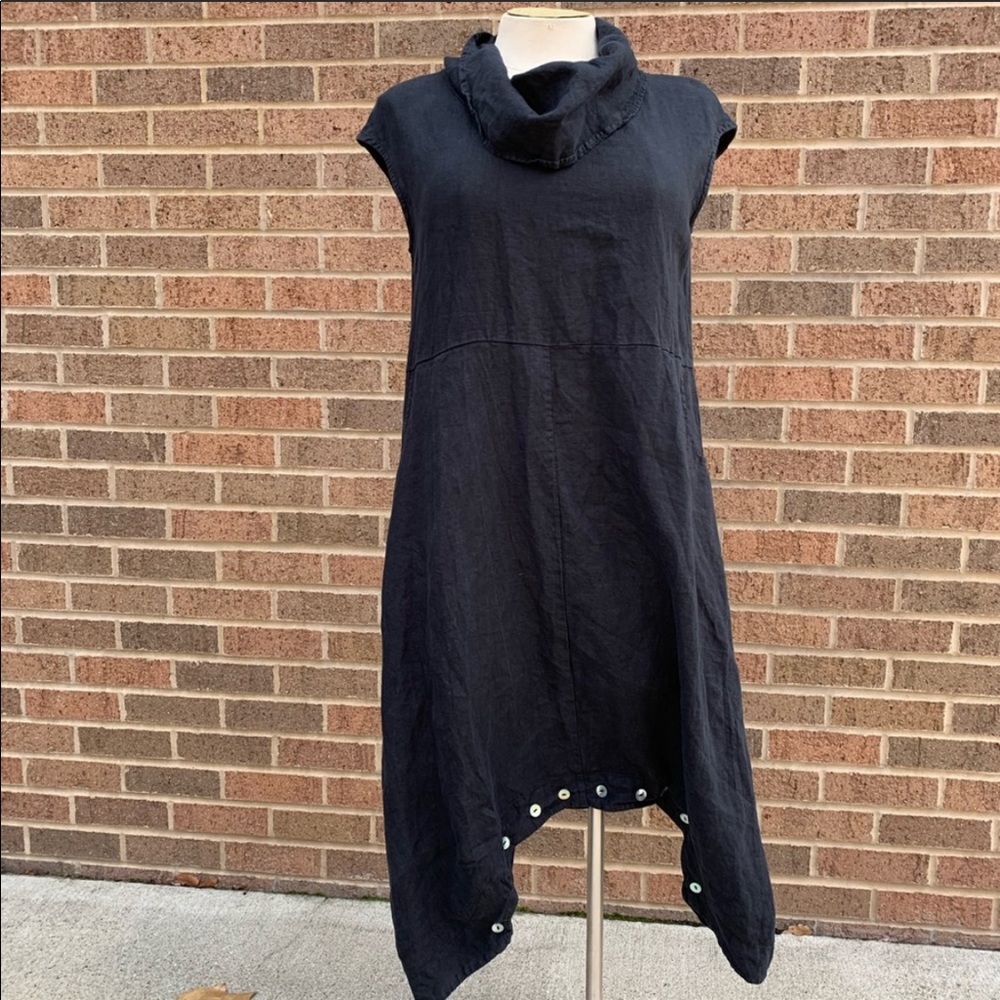 Bryn Walker Black Dress Jumpsuit S fits 4 best